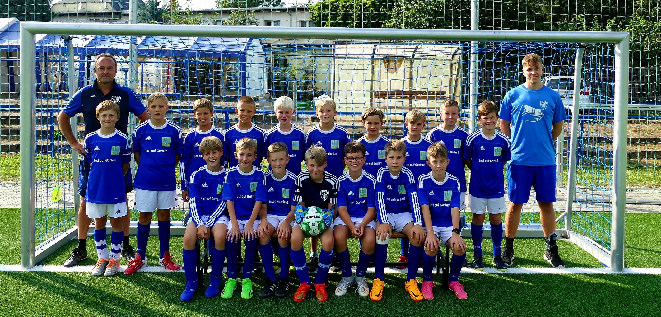 D2Junioren Willkommen bei Blau Weiß Zschachwitz