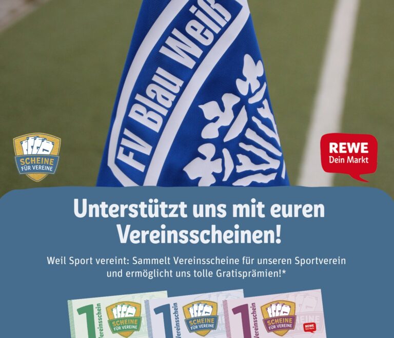 Scheine für Vereine – Blau-Weiß Zschachwitz ist wieder dabei!